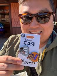 A successful Pin release. I was able to grab the E for Eric pin.  #disneypins @disneyparks