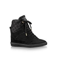 Black And White Louis Vuitton Sneakers Discover Louis Vuitton Millenium Wedge Sneaker Via Louis Vuitton Wedge Sneakers Wedge Sneaker Footwear Design Women