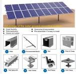 Customized Aluminum Solar Mounting Ground Pv Module Support ...