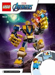Building Instructions Instructions De Montage Lego 76141 Le Robot De Thanos In 2020 Lego Marvel Super Heroes Lego Lego Marvel