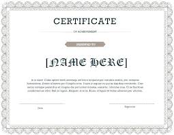 Award Templates For Students Word Certificates Free Certificate ...