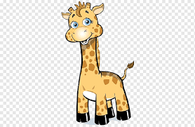 The images above represents how your finished drawing is going to look and the steps involved. Baby Giraffes Cartoon Drawing Animation Cartoon Giraffe Mammal Vertebrate Giraffe Png Pngwing