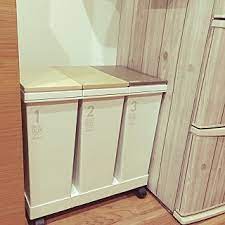 女性35歳の家族暮らし2ldk ゴミ箱キッチンやゴミ箱などに関するweriさんの実例写真 muji home kitchen reno home improvement