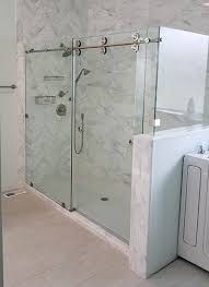 Instead, you can remove the door and walls and adjust them to have a partial. Sliding Shower Doors Walk In Shower Doors Glassman Inc Sumner