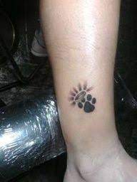 Paw Angel Dog Memorial Tattoos Pet Memorial Tattoo Tattoos
