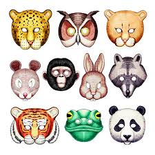 Animalmaskspreview Jpg 500 500 Masque Animaux Deguisement Masque Animaux