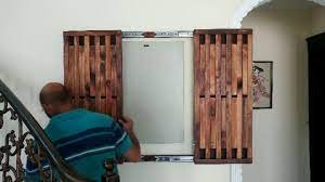 The Sliding Coat Hangar And Electric Panel Cover Youtube