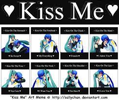 Kiss Me Meme Kaitoxmiku Kiss Me Meme Hatsune Miku Miku