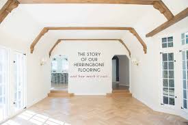 Live sawn flooring has a mix of both grain patterns. The Story Of Our Herringbone Flooring Emily Henderson