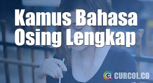Bahasa ini terutama dipertuturkan di pulau bali, pulau lombok bagian barat, dan sedikit di ujung timur pulau jawa. Kamus Bahasa Osing Lengkap
