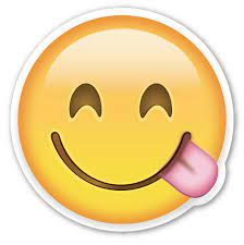 Face Savouring Delicious Food Emoji Stickers Emoticon Emoji Faces