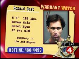 Warrant Watch for Ronald Gast