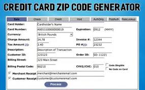 How to use a credit card generator. Credit Card Generator With Zip Code How Does It Work Access