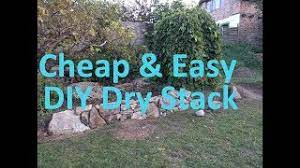 How to build a dry stack garden wall. Building A Dry Stack Retaining Wall Day 1 Youtube