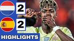 Netherlands vs Spain (2-2) Extended HIGHLIGHTS | UEFA ... - YouTube