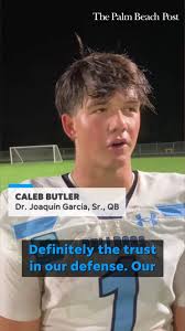 A big road win for Dr. Joaquín García 🏈, _, _, Senior quarterback Caleb  Butler recaps the team's win over Boynton Beach and overall growth in the  program's third season. , _, _, 📽 Joe Stevenson, _, _, ...