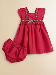 Lili Gaufrette Infant S Ribbon Dress Bloomers Set Vestidos Infantis Moda Infantil Moda Para Meninas