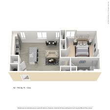 Looking for an apartment or condo for rent? One Bedroom And One Bedroom Den Apartment Floorplans At Cirro Center West Baltimore