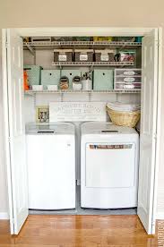 Reorganize your small closet for under $100. Multi Purpose Laundry Closet Organization Solutions Unoriginal Mom
