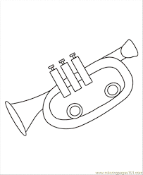 Check panada for more colouring pages. Trumpet Coloring Pages Coloring Home