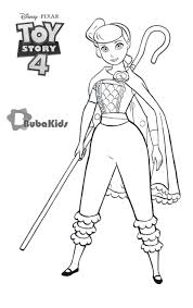 Bo Peep Is A Very Romantic And Levelheaded Toy She Has Strong Feelings For Woody And Cares F Toy Story Coloring Pages Bo Peep Toy Story Little Bo Peep Costume