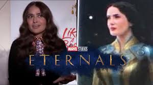 The duo looked perfect in black dresses while hayek rocked her long black hair, which brushed her shoulders gracefully. Salma Hayek Explains Her Role As Ajak In Eternals Youtube