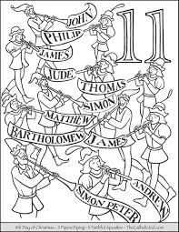 I still have their presents to wrap. 12 Days Of Christmas Coloring Pages Thecatholickid Com