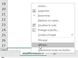 Oct 24, 2006 · les évènements permettent l'interaction entre votre programme et l'utilisateur. Comment Masquer Definitivement Et Automatiquement Une Feuille De Calcul Excel Excel Formation