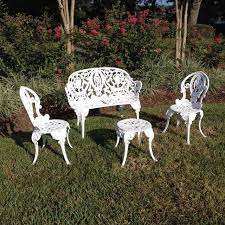 Rare Antique Victorian Cast Iron Child S Bench Chairs Patio Set Garden Furniture Garden Furniture Outdoor Furniture Sets Patio Set