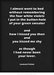 A Quote Leonard Cohen Poetry Quotes Leonard Cohen