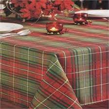 Plaid Christmas Fabric Tablecloth Christmas Table Cloth Tablecloth Fabric Table Cloth