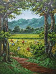 5o lukisan dan gambar pemandangan alam yang sangat lukisan pemandangan alam sederhana lukisan pemandangan alam yang terlihat sederhana. Download 45 Koleksi Background Lukisan Pemandangan Terbaik Download Background