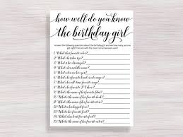 Our online birthday trivia quizzes can be adapted to suit your requirements for taking some of the top birthday quizzes. How Well Do You Know The Birthday Girl Birthday Quiz Girl Etsy In 2021 Birthday Quiz Girls Birthday Party Games Girl Birthday