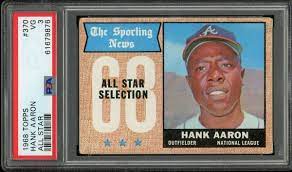 1968 Topps Hank Aaron All-Star #370 PSA 3 | eBay