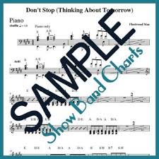 It'll be, better than before, yesterday's gone, yesterday's gone. Don T Stop Fleetwood Mac Show Band Charts