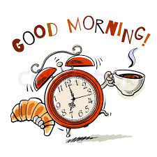 Download ringing alarm clock cartoon images and photos. Cartoon Alarm Clock With Cup Of Hot Stock Vector Colourbox
