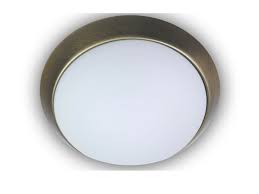 Led Matt Büroleuchte ø25cm Matt Altmessing Dekorring