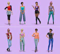 Yes, i am 18 or older. Netz A Porter Outfits Ready To Wear For Your Sims No Cc Required Page 14 Sims 4 Mods Clothes Sims 4 Clothing Sims 4 Challenges
