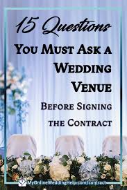 101 Questions To Ask Your Wedding Venue Covering 15 Must Know Topics In 2020 Wedding Venues Wedding Venue Questions This Or That Questions