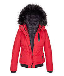 Point Zero Fiery Faux Fur Trim Bomber Jacket Jackets Fur Trim Bomber Jacket