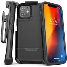 Encased Rebel Case With Holster For Apple Iphone 12 12