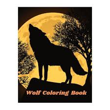 You can leave the ground white to make it seem like snow. Wolf Coloring Book Amazing Wolf Designs For Wolf Lovers Coloring Book For Adults Wolves Design Unique Collection Of Coloring Pages Colori Buy Online In South Africa Takealot Com