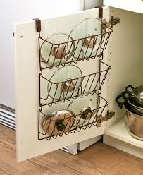 Cabinet Lid Organizer Pots Containers Storage Over Door Space Saver Diy Kitchen Storage Kitchen Storage Solutions Kitchen Remodel Small