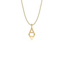 24 karat is 100 percent, 18 karat is 75 percent, and 14 karat is 58.5 percent gold. Basic Initials Yellow Gold Letter Pendant A Z Basic Wedding Rings