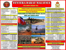 Calon hendahlah menghubungi pegawai bertugas untuk mendaftar nama bagi sesi taklimat dan temuduga yang yang akan ditentukan masa dan tarikhnya nanti. Pengambilan Perajurit Muda Rejimen 501 Askar Wataniah Facebook