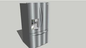 What does it mean to be 3d? Mid Poly Detailed 3 Draw Lg Fridge 3d Warehouse