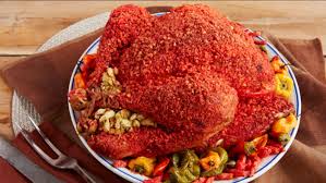 Brush turkey with vegetable oil or butter. Hot Cheetos Turkey Will Spice Up Thanksgiving Dinner Abc7 Los Angeles