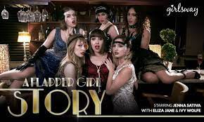 Jenna Sativa Time Travels to the Roaring '20s in Girlsway's A Flapper Girl  Story