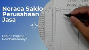 Neraca lajur biasanya digunakan oleh perusahaan dagang neraca lajur merupakan suatu lembar kertas berlajur atau yang dikenal kolom yang digunakan dalam kolom ini berisi tentang kode akun perkiraan yang telah disusun di buku besar. Latihan Soal Penyusunan Neraca Lajur Perusahaan Jasa Dan Pembahasanya Youtube