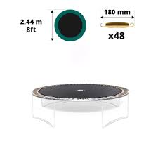 Enyopro 8Ft Outdoor Trampoline, Round Exercise Equipment For Kids & Adults,  Includes Ladder & Enclosure Net - Walmart.Com